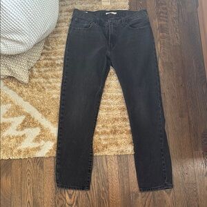 Levi's Black Straight Leg Pants Classic Style